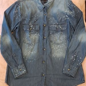 Banana Republic Jean Shirt in Medium